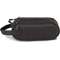 Black bag for 3 petanque balls with 2 zips and a magnetic lid