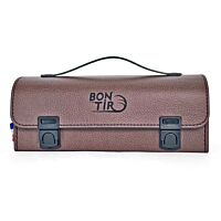 Horizontal rigid bag Bon Tir - Brown