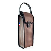 Soft bag with handle - Brown/Black