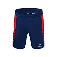 Six Wings Worker Shorts - Kids - new navy/red