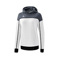 CHANGE by erima Hoody - Women - white/slate grey/black