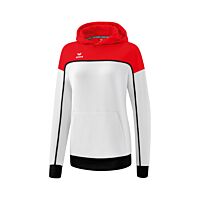 CHANGE by erima Hoody - Women - white/red/black