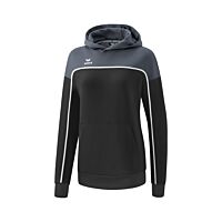CHANGE by erima Hoody - Women - black grey/slate grey/white