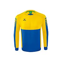 SIX WINGS Sweatshirt - Men - new royal/yellow