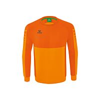SIX WINGS Sweatshirt - Men - new orange/orange