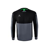 SIX WINGS Sweatshirt - Men - slate grey/black