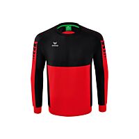 SIX WINGS Sweatshirt - Men - red/black