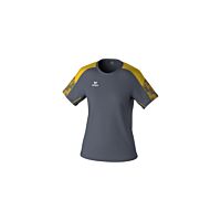 EVO STAR T-shirt - Women - slate grey/yellow