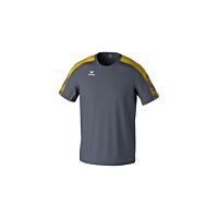 EVO STAR T-shirt - Men - slate grey/yellow