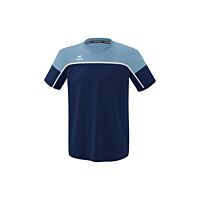 CHANGE by erima T-shirt - Kids - new navy/faded denim/white