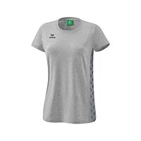 Essential Team T-shirt - Women - light grey marl/slate grey