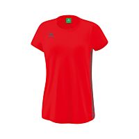 Essential Team T-shirt - Women - red/slate grey