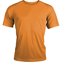 Short-sleeved sports t-shirt - men - orange