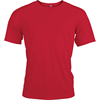 Short-sleeved sports t-shirt - men - red