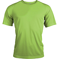 Short-sleeved sports t-shirt - men - lime