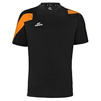 Tee-Shirt ACTION ELDERA - Noir/Orange FLUO