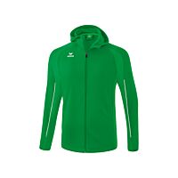 LIGA STAR Training Jacket with hood - Kids - emerald/white