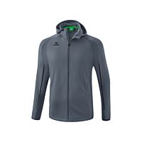 LIGA STAR Training Jacket with hood - Kids - slate grey/black