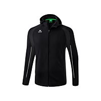 LIGA STAR Training Jacket with hood - Men - black/white