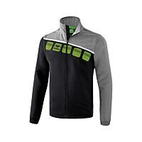 5-C Jacket with detachable sleeves - Men - black/grey marl/white