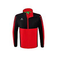 Six Wings Jacket with detachable sleeves - Men - red/black