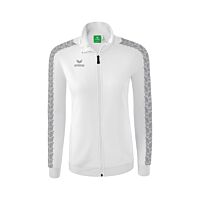 Essential Team Track Top Jacket - Women - white/monument grey