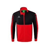 Six Wings Worker Jacket - Kids - red/black