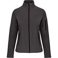 Heather hooded jacket - ladies - light grey mélange