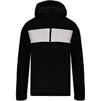 Heather hooded jacket - men - light grey mélange