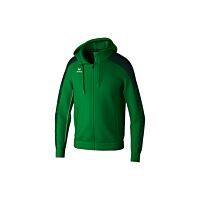 EVO STAR Training Jacket with hood - Kids - emerald/pine grove