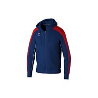 EVO STAR Training Jacket with hood - Kids - new navy/red