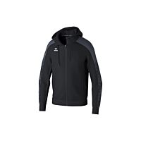 EVO STAR Training Jacket with hood - Kids - black/slate grey