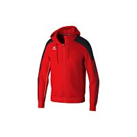 EVO STAR Training Jacket with hood - Kids - red/black
