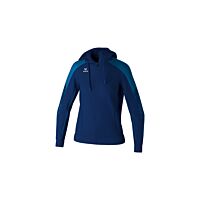 EVO STAR Training Jacket with hood - Women - new navy/mykonos blue