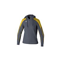 EVO STAR Training Jacket with hood - Women - slate grey/yellow