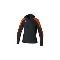 EVO STAR Training Jacket with hood - Women - black/orange
