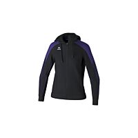 EVO STAR Training Jacket with hood - Women - black/ultra violet