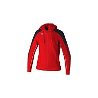 EVO STAR Training Jacket with hood - Women - red/black