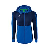 Six Wings Training Jacket with hood - Women - new royal/new navy