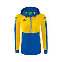 Six Wings Training Jacket with hood - Women - new royal/yellow