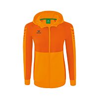 Six Wings Training Jacket with hood - Women - new orange/orange
