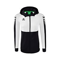 Six Wings Training Jacket with hood - Women - black/white