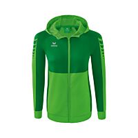 Six Wings Training Jacket with hood - Women - green/emerald