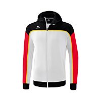 CHANGE by erima Training Jacket with hood - Kids - white/black/red