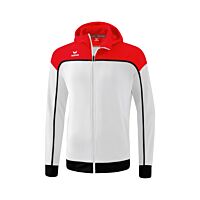 CHANGE by erima Training Jacket with hood - Kids - white/red/black