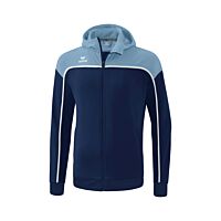 CHANGE by erima Training Jacket with hood - Kids - new navy/faded denim/white