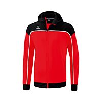 CHANGE by erima Training Jacket with hood - Kids - red/black/white