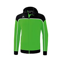 CHANGE by erima Training Jacket with hood - Kids - green/black/white
