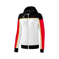CHANGE by erima Training Jacket with hood - Women - white/black/red
