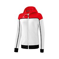 CHANGE by erima Training Jacket with hood - Women - white/red/black